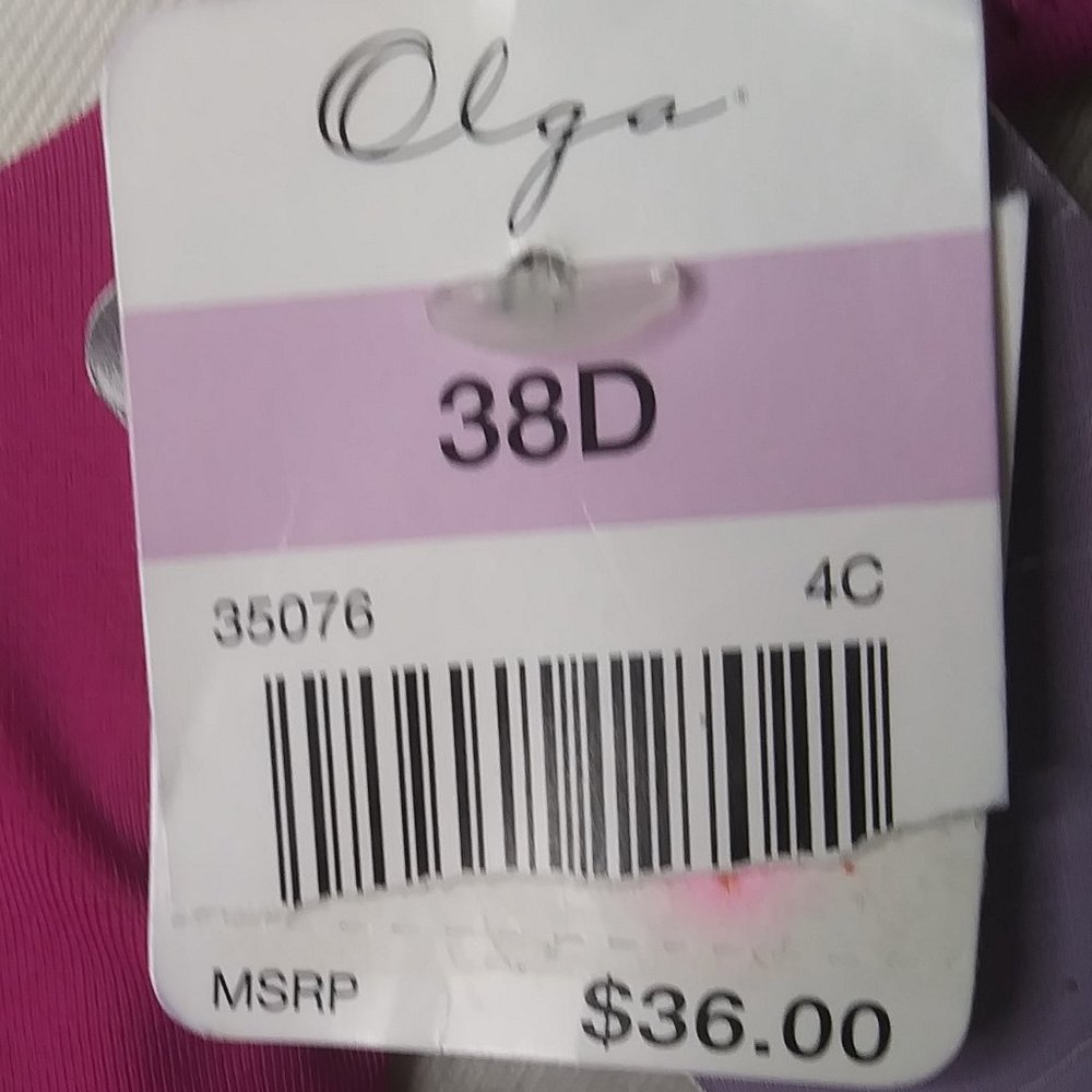 NWT Olga Bra 38D suddenly smooth side shaping - Picture 15 of 16